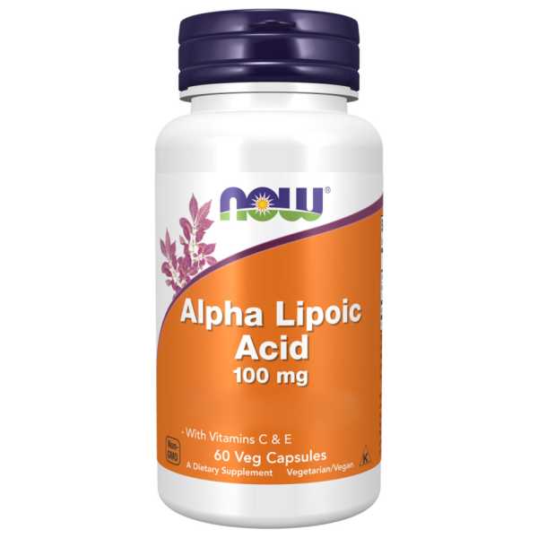 Now Foods, Alpha Lipoic Acid, 100mg, 60 Kapseln