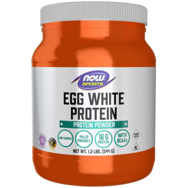 Now Foods, Egg White Protein, geschmacksneutral, 544g, Pulver