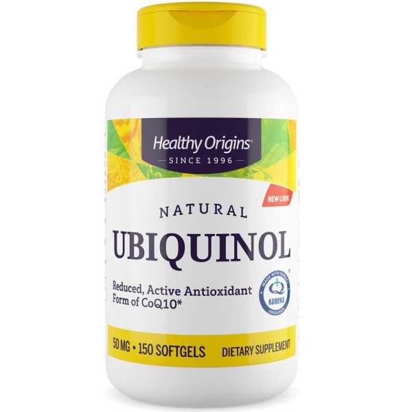 Healthy Origins, CoQ10 Ubiquinol ( Kaneka QH ), 50mg, 150 vegane Weichkapseln