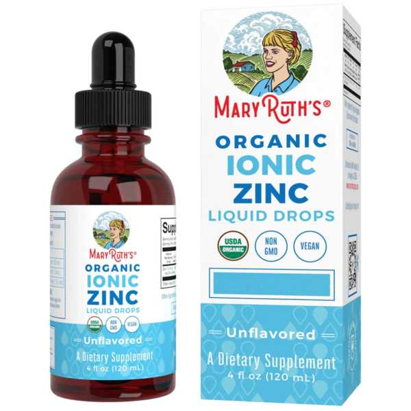 MaryRuth's, Zinc Drops, Unflavoured, 120ml