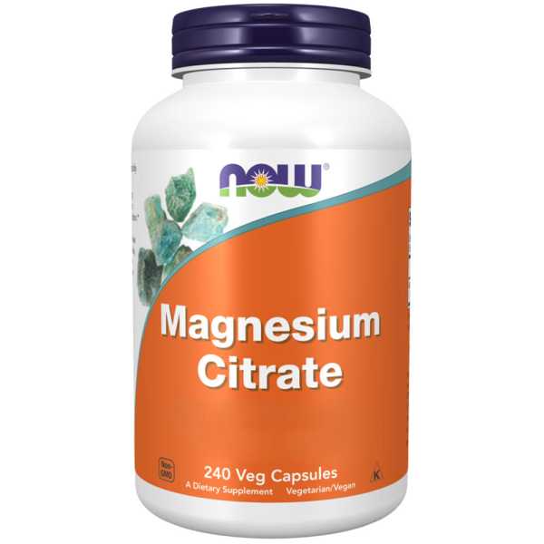 Now Foods, Magnesium Citrate, 400mg, 240 Veg. Kapseln