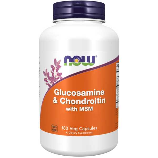 Now Foods, Glucosamine & Chondroitin, 180 Kapseln