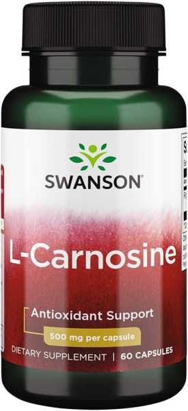 Swanson, L-Carnosine, 500mg, 60 Kapseln