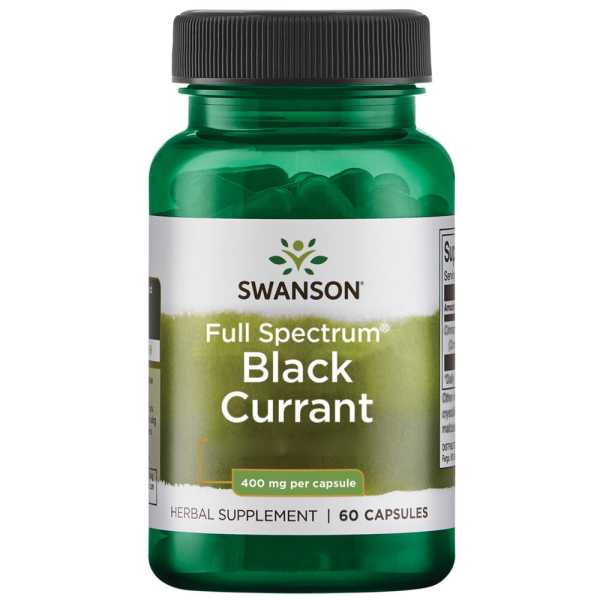 Swanson, Full Spektrum Black Currant, 400mg, 60 Kapseln