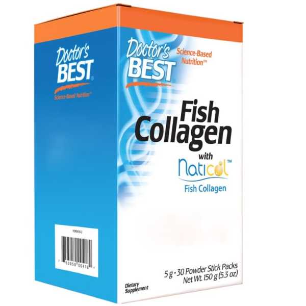 Doctor's Best, Fish Collagen with Freshwater Collagen, 30 Pulver-Stick-Packungen