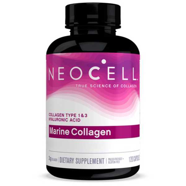 Neocell, Marine Collagen mit Hyaluronsäure, 120 Kapseln