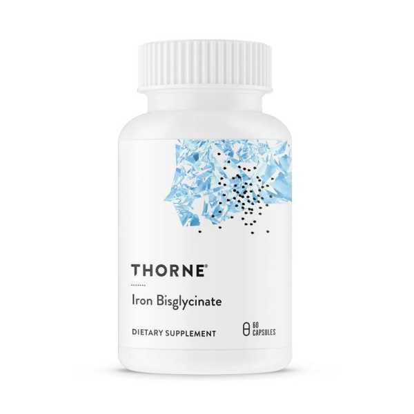 Thorne Research, Iron Bisglycinate, 60 Kapseln