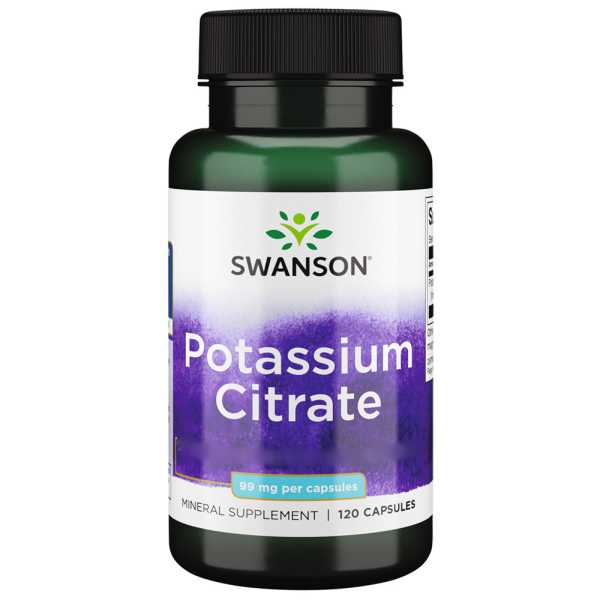Swanson, Potassium Citrate, 99mg 120 Kapseln