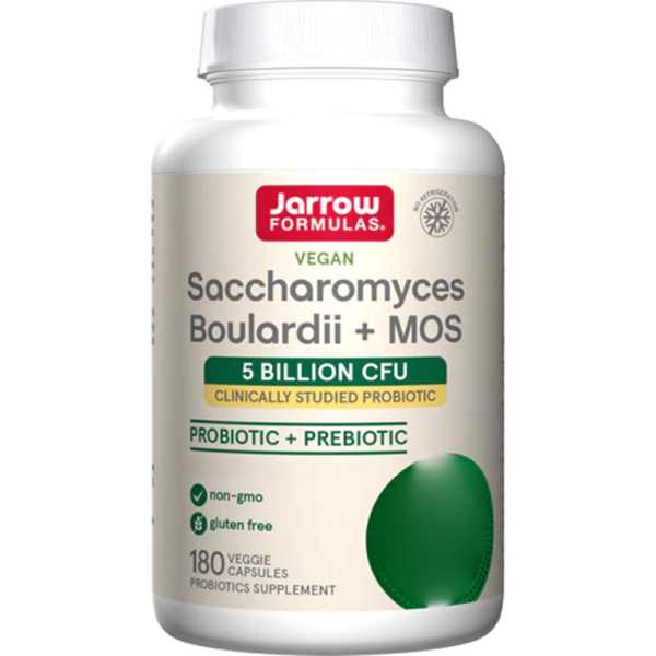 Jarrow Formulas, Probiotic Saccharomyces Boulardii+MOS, 180 Kapseln