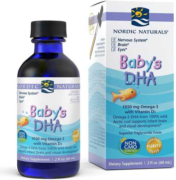 Nordic Naturals, Baby-DHA mit Vitamin D3 Tropfen, 60ml