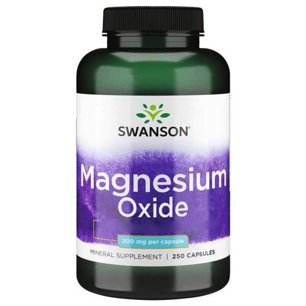 Swanson, Magnesium Oxide, 200mg, 250 Kapseln