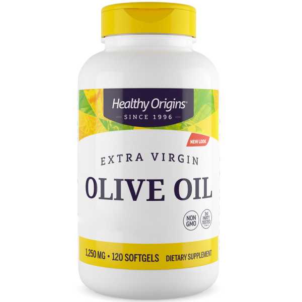 Healthy Origins, Olive Oil 1,250mg, 120 Weichkapseln
