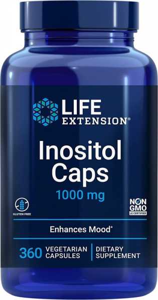 Life Extension, Inositol Kapseln, 1000 mg, 360 Kapseln
