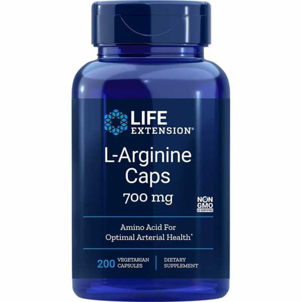 Life Extension, L-Arginine, 700mg, 200 Kapseln
