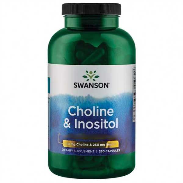 Swanson, Choline & Inositol, 250 Kapseln