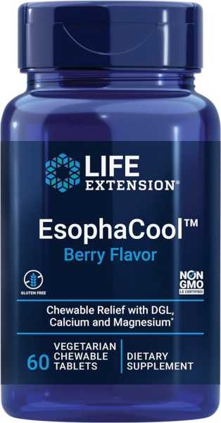 Life Extension, EsophaCool, Beerengerschmack,60 Kautabletten