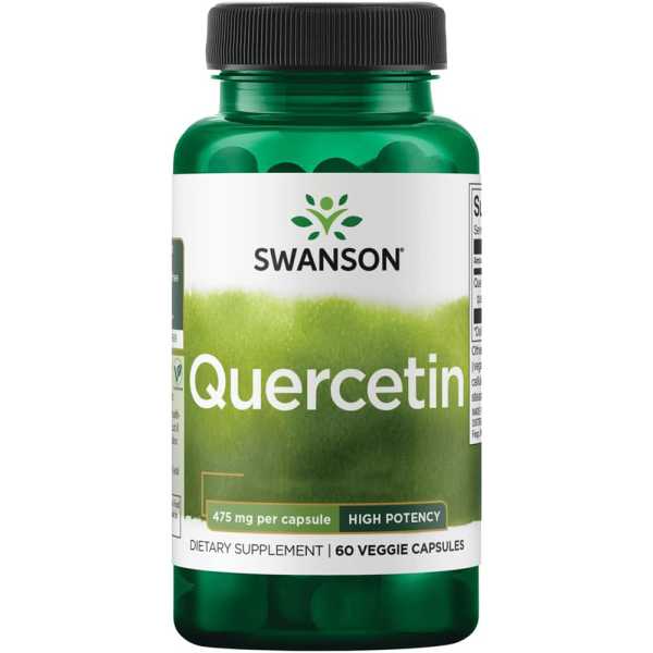 Swanson, High Potency Quercetin, 475mg, 60 Kapseln