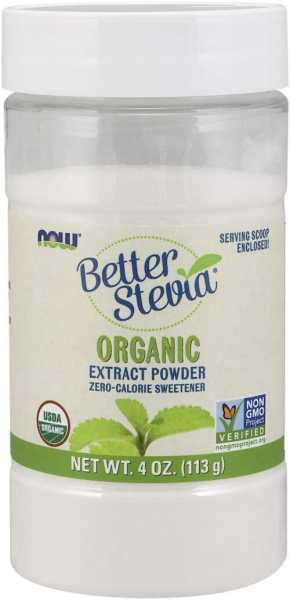 Now Foods, Better Stevia Pulver, 113g