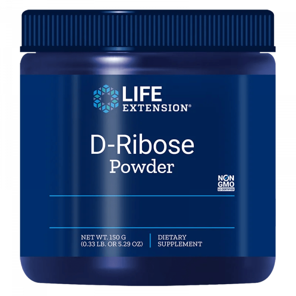 Life Extension, D-Ribose Pulver, 150g