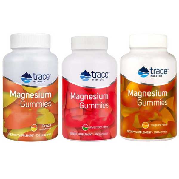 Trace Minerals Research, Magnesium Gummies, 120 Gummies