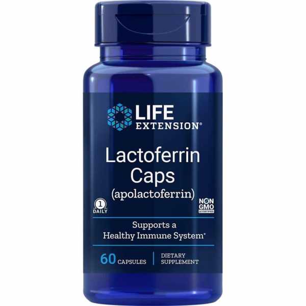 Life Extension, Lactoferrin (Apolactoferrin), 60 Kapseln