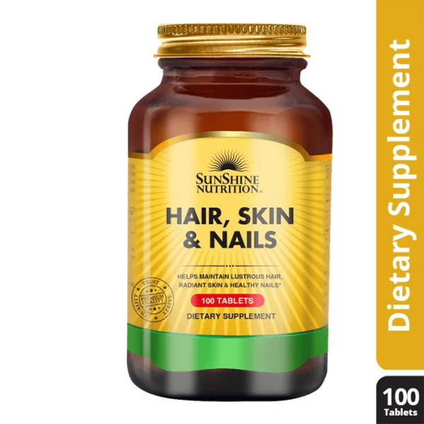 Sunshine Nutrition, Skin Nails & Hair Tablets, 100 Tabletten