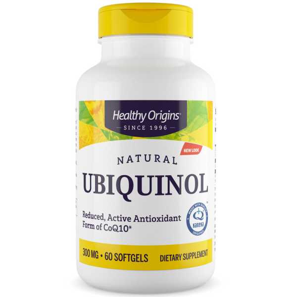 Healthy Origins, Natural Ubiquinol, 300mg, 60 Weichkapseln
