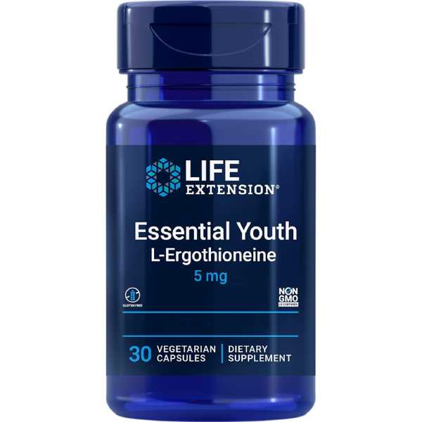 Life Extension, Essential Youth L-Ergothioneine, 5mg, 30 Kapseln