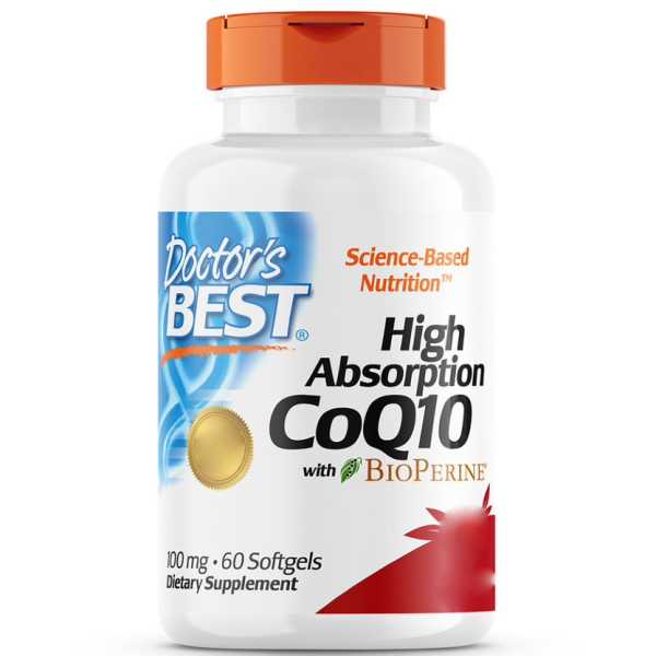 Doctor's Best, High Absorption CoQ10 mit BioPerine, 100mg, 60 Weichkapseln