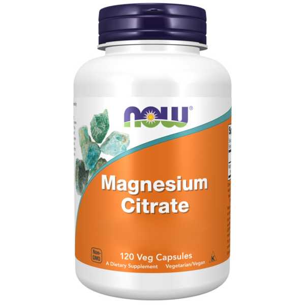 Now Foods, Magnesium Citrate, 400mg, 120 Kapseln