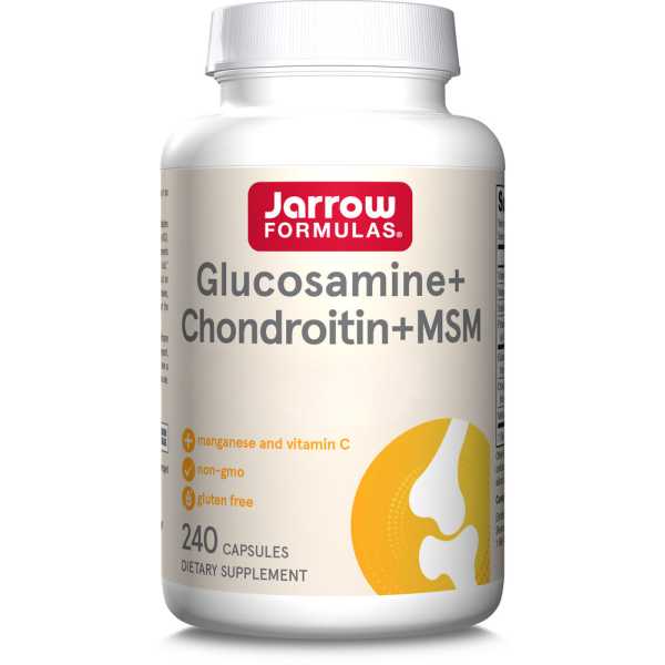 Jarrow Formulas, Glucosamin + Chondroitin + MSM-Kombination, 240 Kapseln