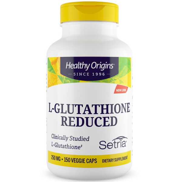 Healthy Origins, Setria, reduziertes L-Glutathion, 250mg, 150 Kapseln